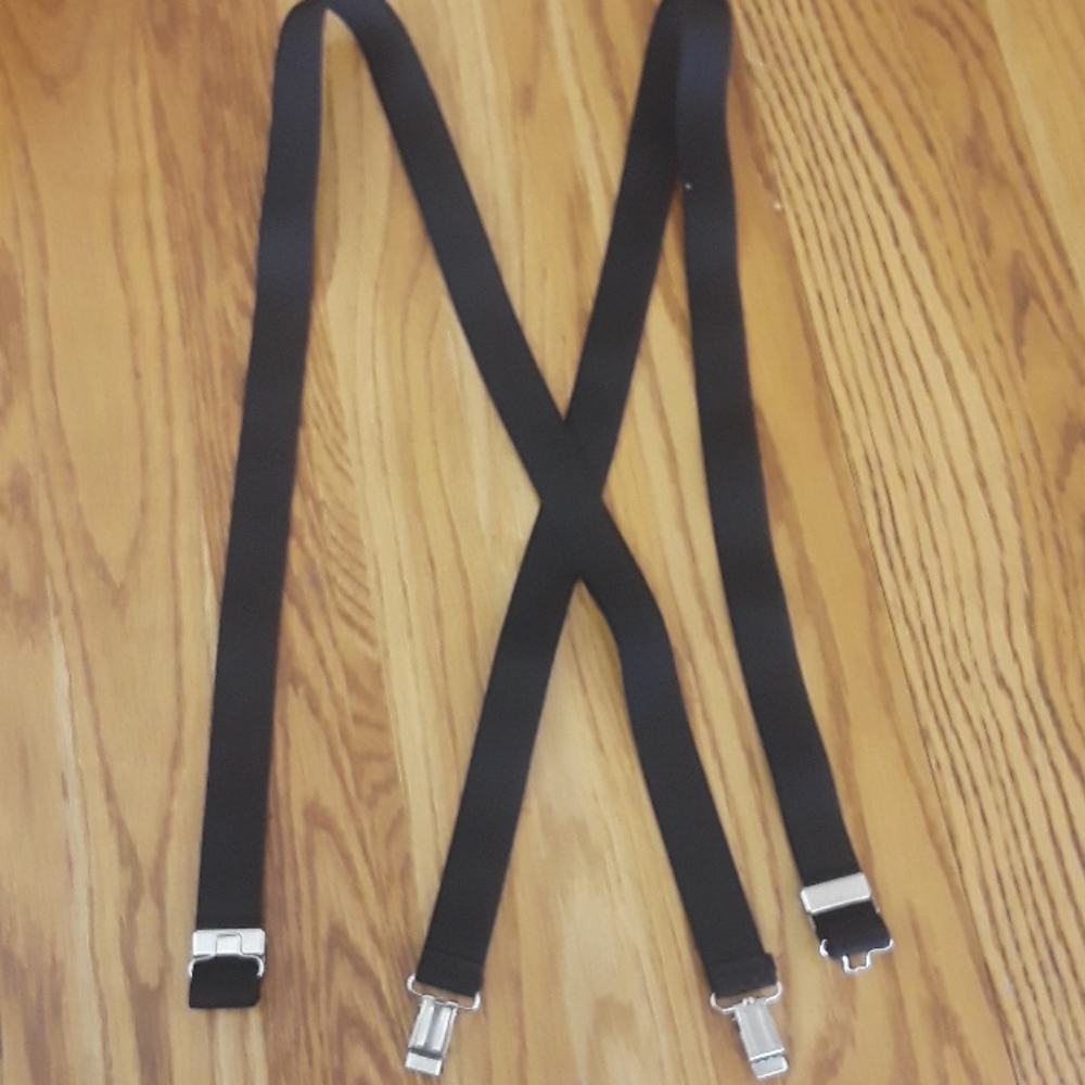 Black suspenders